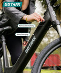 Dolphin 26 Inch Step Through Electric Bike For Adults, 350W Peak Motor With 20 MPH Top Speed, Removable 280Wh Battery, 15 To 30 Mile Range With Pedal Assist, Perfect For City Hops And Weekend Cruising, removable battery frame