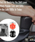 Person installing Gear Shift Cable Bushing Repair Kit With Install Tool For Transmission Shifter Cables Compatible With Hyundai Kia