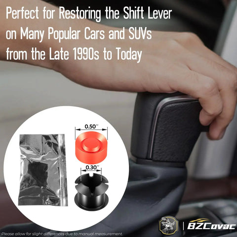 Person installing Gear Shift Cable Bushing Repair Kit With Install Tool For Transmission Shifter Cables Compatible With Hyundai Kia