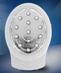 Slick Rechargeable Emergency Light Featuring Auto Trigger For Power Outages US Plug, compact design with 13 bright LEDs.