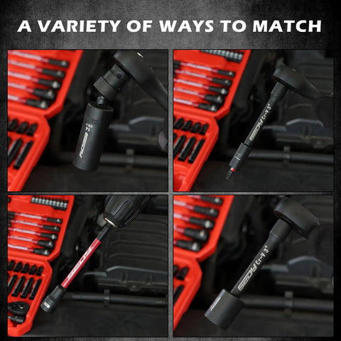 Pro Grade 63 Piece Metric Socket Set And Nut Driver Kit For One Quarter Inch Drive in various uses and configurations