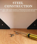 Heavy Duty Triangle Corner Brackets 10 Pack for Furniture and Cabinets with Pre Drilled Holes Right Angle Shelf Supports