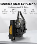 X1 Extruder Unit With Hardened Steel Dual Gears For X1 X1C X1 Carbon 3D Printers High Extrusion Force Anti Slip