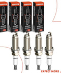 Iridium Platinum Spark Plugs 4 Pack For Hyundai Santa Fe Sport 2013-2018 2.0L displayed with packaging