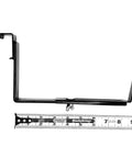 Universal Adjustable 20 Inch Planter Box Bracket Kit With 2 Heavy Duty Bottom Brackets 5.5 To 8.5 Inches next to a ruler