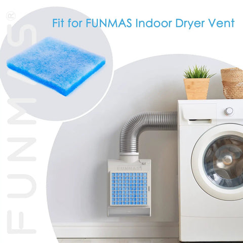 10 Pack Replacement Polyester Filters For Indoor Dryer Vents That Help Improve Home Air Quality And Extend Dryer Life