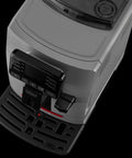 Automatic Espresso And Over Ice Coffee Maker With Professional Auto Milk Frother For Bold Iced Refreshers And Daily Grind Dominance In Sleek Moonlight Grey top view