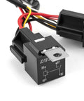Toyota LED Wiring Harness Kit With LED Light Bar Push Button Switch For Tacoma 2012 2024 showing relay and connectors