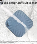 Two Pack Blue Shower Drain Cover With Tub Stopper Crafted From Bpa Free Silicone, anti-slip design in water.