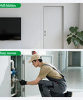 Total No Brainer Install Aluminum Access Panel With Strong Reinforced Door For Drywall provides easy access to hidden plumbing.