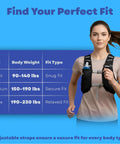 Woman wearing Go To Hydration Vest For Running With Two 500ml Flasks, Phone Pocket, No Bounce Comfort, Ultralight Water Backpack