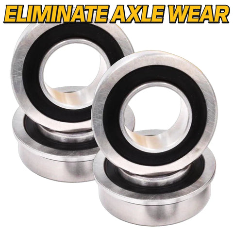 Close-up of HD Switch Heavy Duty Front Wheel Hub Conversion Kit 4 Pack For 9040H Bushing To Bearing Upgrade