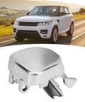Gear Shift Lever Button Replacement For Range Rover Sport 2014 To 2020 Easy Install Button Trim OE Replacement With LR117072 LR099206 LR117072G LR108936, shown with vehicle in background
