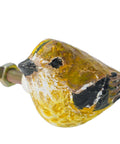 Set Of Four Metal Bird Cabinet Knobs With Colorful 3D Design Decorative Pull Handles For Doors Cabinets And Drawers Vintage Pewter Finish Delicate Yet Bold Home Decor close-up view