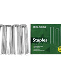Heavy Duty 6 Inch Garden Stakes 25 Pack Anti Rust 11 Gauge Galvanized Ground Staples For Lawn Landscape Fabric Weed Barriers Irrigation Hose And Yard Projects