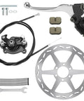 Mini Bike Disc Brake Kit With 180mm Lever Rotor And Rear Caliper Replacement For Coleman CT100U CC100X Baja DB30 Motovox MBX10 MBX11.