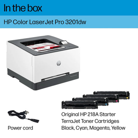 Color Laser Printer For Small Offices, Wireless Duplex Office Printer With Fast Color Printing Up To 26 Ppm, TerraJet Toner