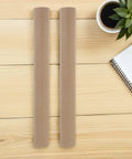 10 Pack Kraft Paperboard Poster Tubes with Plastic Caps, 50mm Inner Diameter and 40cm Length, Durable Mailing and Storage Tube Mailers