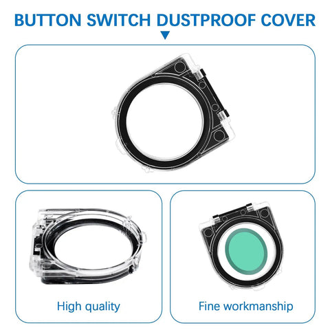 32 Piece Elevator Button Covers Set Easy Fit Keeps It Clean With Dustproof Waterproof And Oil Proof Switch Protectors Clear