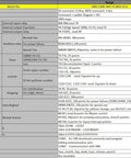 Specifications table for All In One PLC HMI with 2.8 inch touch screen, seven input five relay outputs, FX1S compatible, GX Works 2 ready.