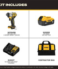 Cordless 20V Max Brushless Impact Driver Delivers Knockout 1825 Inch Pounds Torque And Blistering 3400 RPM Across Three Speed Settings Featuring Smart Variable Trigger Bright Built In Light And Ships Ready To Roll With Full Battery Charger Kit For Tough tools and accessories set displayed in a contractor bag.