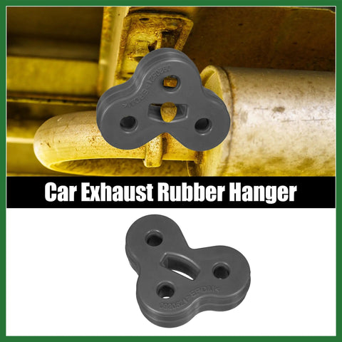 Upgrade Your Ride With This Rock Solid 11mm 3-Hole Muffler Exhaust Hanger Bushing Bracket Insulator Mount For Tail Pipe Longlasting Durability And Smooth Vibes Fits Most Cars Like A Champ Black Finish black rubber exhaust hanger mount, 3-hole, 11mm