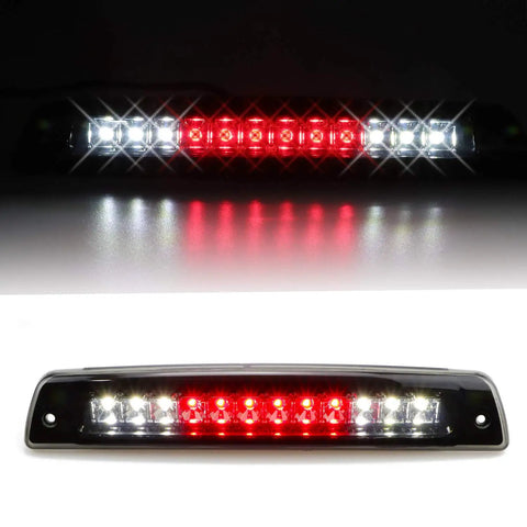 Third Brake Light Replacement for Dodge Ram 1994-2001 High Mount LED Cargo Lamp Smoke Lens Black Housing