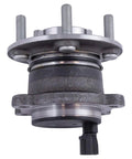 Close-up of Two-Piece Rear Wheel Bearing And Hub Assembly Set, DIY Friendly, For Ford C-Max, Escape And Lincoln MKC, metal components