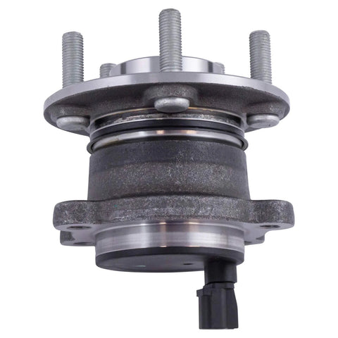 Close-up of Two-Piece Rear Wheel Bearing And Hub Assembly Set, DIY Friendly, For Ford C-Max, Escape And Lincoln MKC, metal components