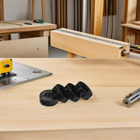 Badass Steel Split Shaft Collar Clamp With Rock Solid Bearing Lock For Seamless Mechanical Assembly And Heavy Duty Industrial Rig Builds Built Tough As Nails At Precise Sixteen Millimeter Bore