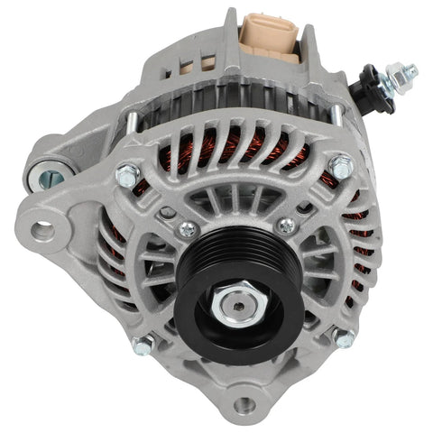 Front view of Beefy Mazda Alternator Replacement For CX 3 2.0L 2016 To 2021 CX 5 2.5L 2014 To 2019 And 2022 2023 Mazda 3 2.5L 2014