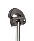 11 Inch Basin Wrench With 180 Degree Pivoting Head For Reaching Tight Nuts On Faucets Valves And Drains Spring Loaded Jaw
