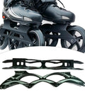 Inline Skate Frame Replacement Two Piece Alloy Frames For 4x110 Wheels Parts Maintenance And Upgrade Shred Ready Durable Aluminum Alloy