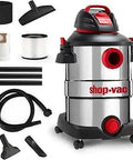 12 Gallon 6.0 Peak HP Wet Dry Vacuum With Stainless Steel Tank 3 In 1 Portable Shop Vacuum with accessories and attachments