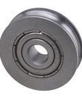 Two Pack U Type Groove Ball Bearing Guide Pulleys For Rail Track Linear System 6x25x7mm 440C Stainless Steel close-up