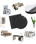 44 Piece Furniture Pad Set With No Slip Self Adhesive Felt Pads For Chair And Table Legs, Anti Scratch Floor Protectors