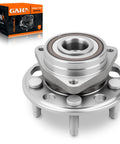 Front and Rear Wheel Hub Bearing Assembly with ABS 5 Lug Direct Fit for Chevy Equinox Impala Malibu GMC Terrain