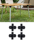 Ergonomic Leg Connectors For Outdoor Furniture Nylon Hardware With Pre Drilled Holes Easy Setup Table and Connectors