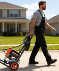 Pro Level Stand Airless Paint Sprayer Beefy 900W Motor Pushing A Solid 3300 Psi Right Off The Wheeled Cart with hose.