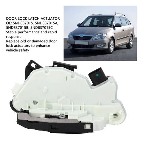Front Left Driver Side Door Lock Latch Actuator Motor Assembly ABS Housing Replacement For A1 2011 2014 And 2009 2012 Vehicles Built To Last Tough Auto Component, white ABS housing