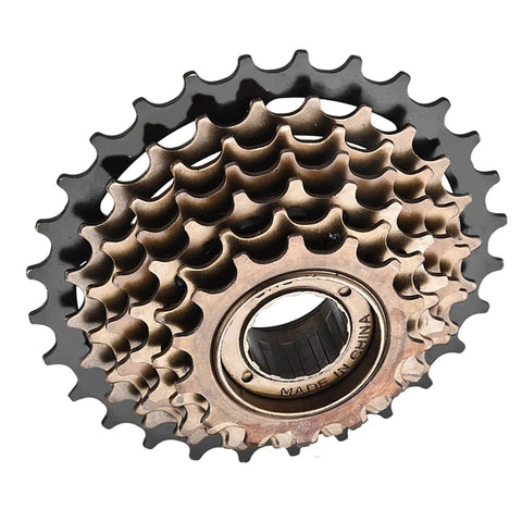7 Speed Freewheel And 21 Speed Cassette Gear Set For Mountain Cross And Road Bikes In Heavy Duty Steel, Rust Resistant Rear Hub