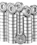 608-ZZ ball bearings, 100 pcs, metal shielded, 8x22x7 mm for 3D printers, skateboards, motors