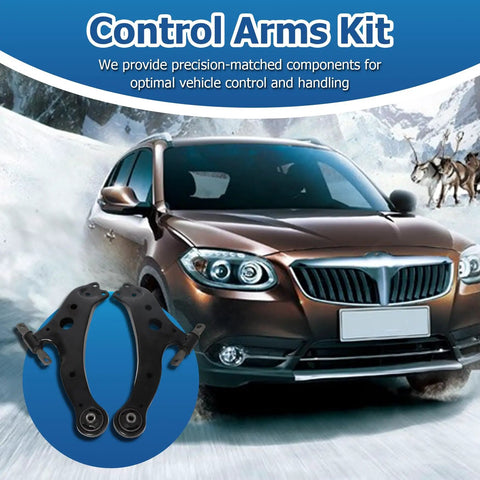 14 Piece Front Lower Control Arm And Tie Rods Replacement Kit For Toyota Camry 2007 2011 USA Built Models Only With Stable Steering Knuckles And Easy Reliable Alignment For Dialed In Handling, front control arms