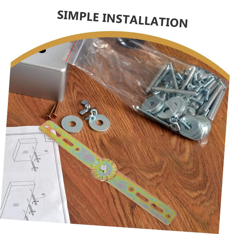 Adjustable Sofa Hinge Built Tough For Bed Cupboard And Recliner Furniture Hardware components on wooden surface
