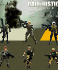 Six Pack Army Men Action Figures Playset With Realistic Gear And Weapons Detachable Soldiers SWAT Team