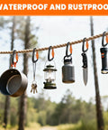 Heavy Duty Carabiner Clips 12kN Locking Aluminum Lightweight For Camping Hiking Hammock Outdoor Gym Pets Keychains And Everyday Utility holding outdoor gear