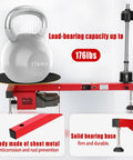 Heavy Duty Electric Pallet Wrap Machine And Stretch Film Dispenser up to 176lbs load, featuring rust-resistant sheet metal body.