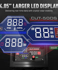 65 Amp Non HF Plasma Cutter with CNC Ready Control and Large LED Display Pilot Arc Cutting One Sixteenth Inch Max Cut