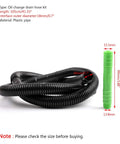 Oil Change Hose Drain Kit For Yamaha Outboard 4-Stroke 15HP To 150HP 1994 And Later, green plastic hose with 18mm fitting