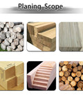 Different types of wood for woodworking, showcasing planing scope and suitability for 15mm Tungsten Carbide Replacement Cutter Inserts use.